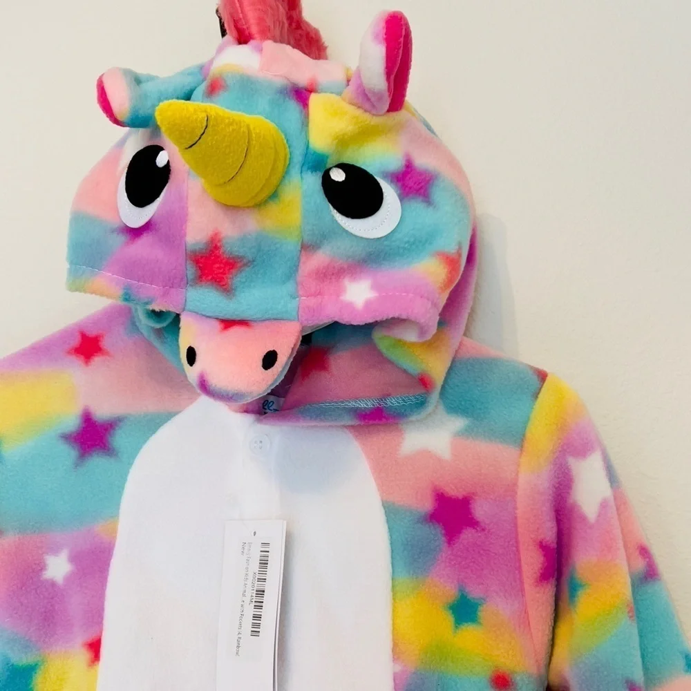 Colorful Starry Kids One Piece-SZ 4